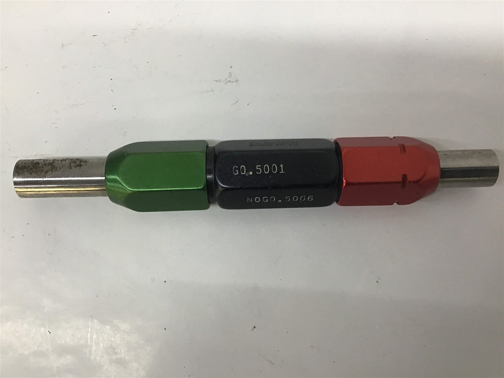 Dundick Go .5001 No Go .5006 Plug Gage