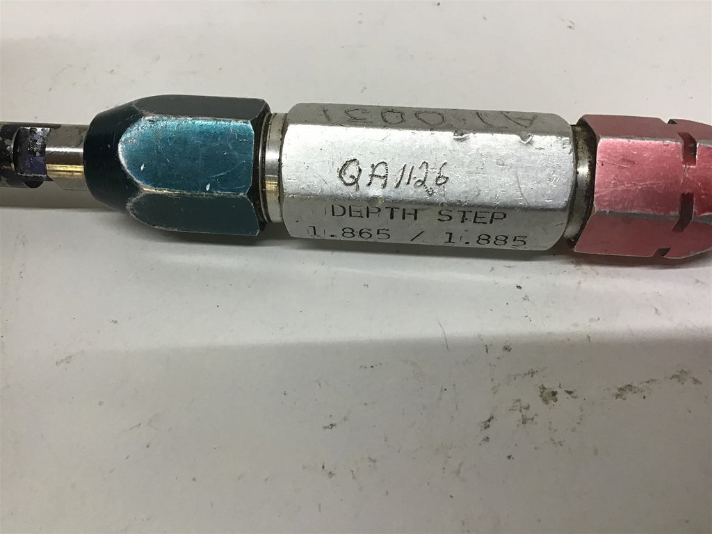 Mercury Go .374 No Go .378 Class Z Plug Gage Depth Step 1.865/1.885