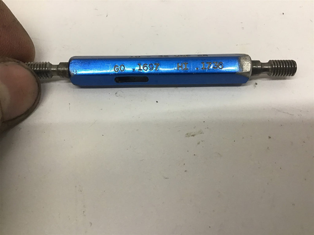 Thredco 10-32 UNF-2B Thread Plug Gage Go 0.1697 HI .1736