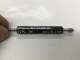 RK 10-32 UNF-2B Thread Plug Gage GO PD .1697 NOGO PD .1736