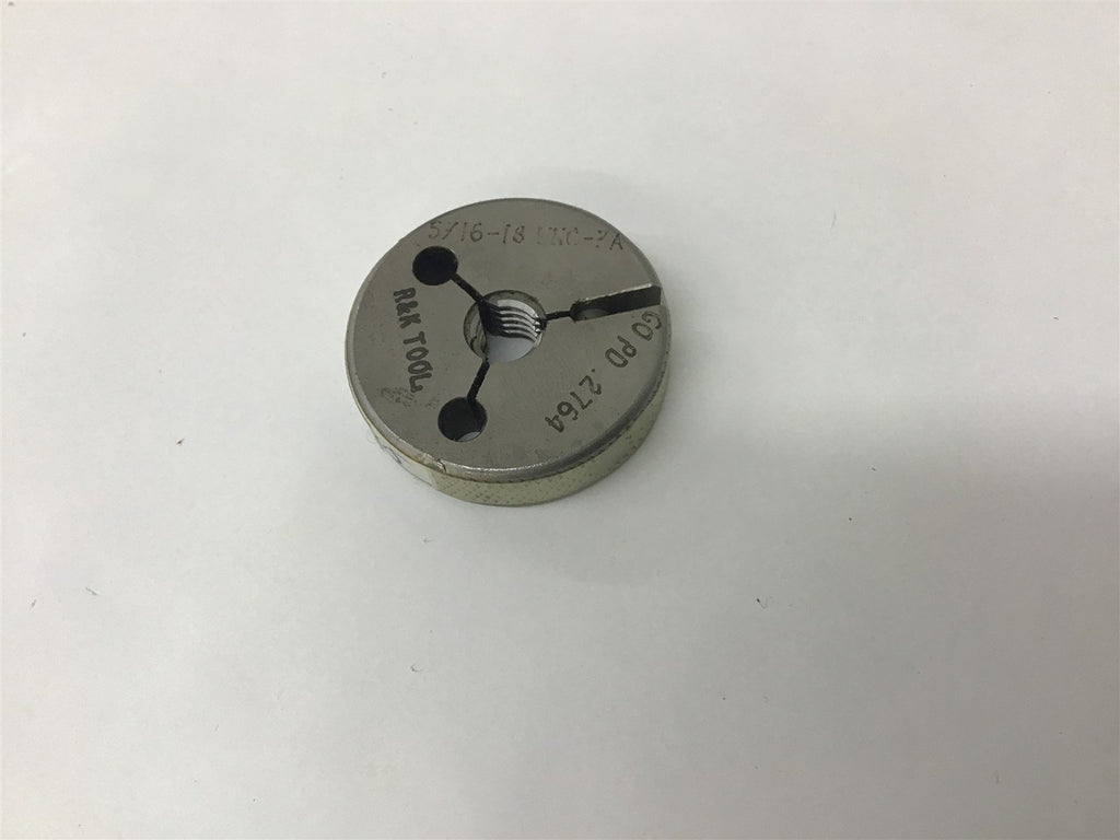 RK Tool 5/16-18 UNC-3A Thread Ring Gage