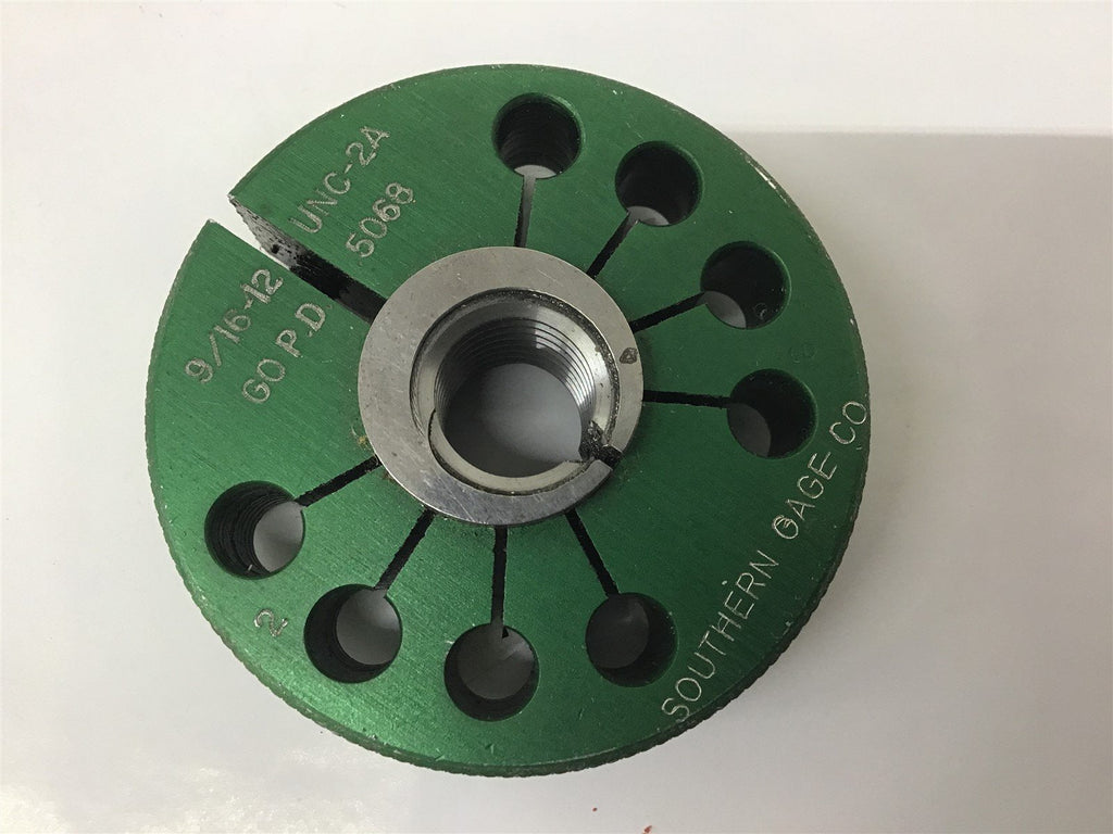 Southern Gage 9/16-12 UNC-2A Thread Ring Gage GO .5068