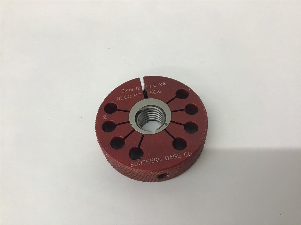 Southern Gage 9/16-12 UNC-2A Thread Ring Gage NOGO .5016