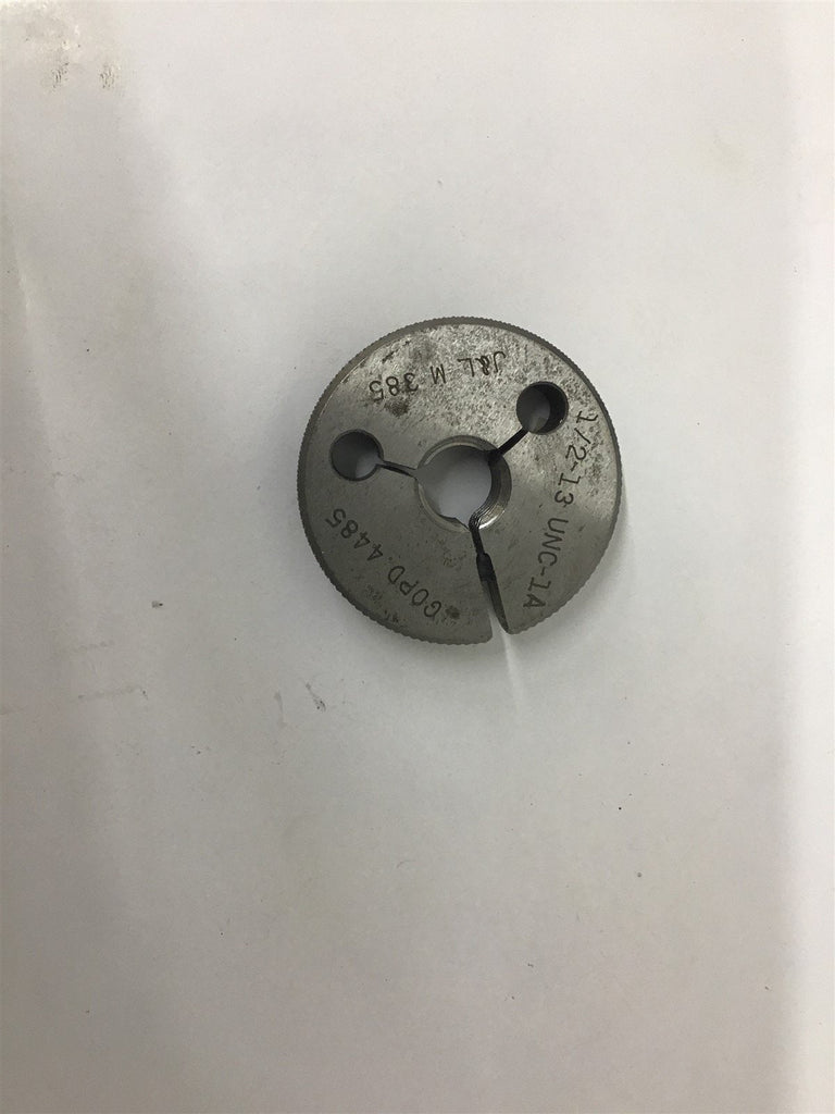 JL 1/2-13 UNC-1A Thread Ring Gage GO .4485