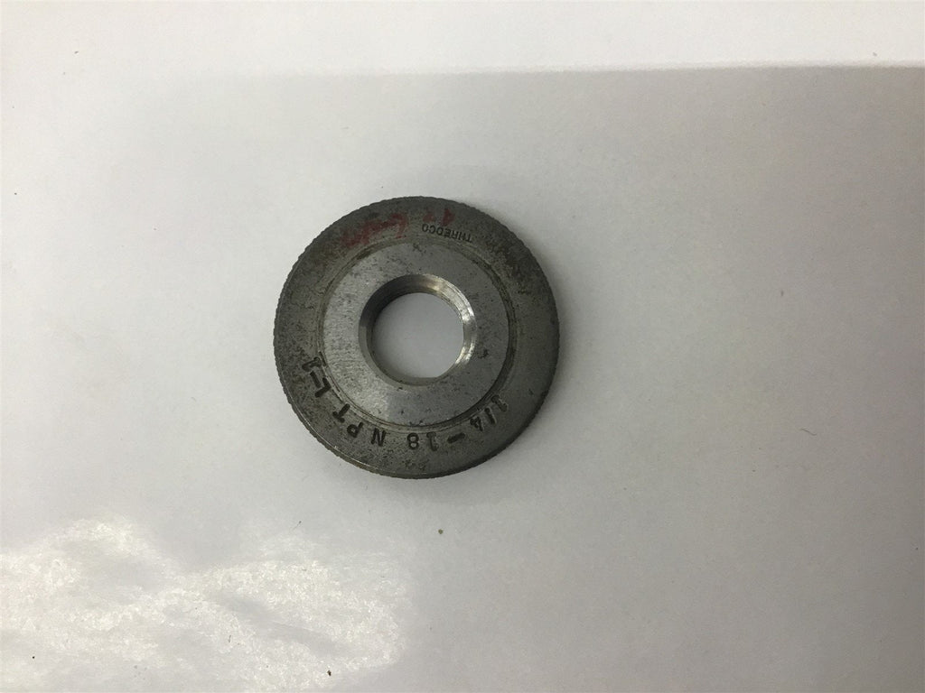 Thredco 1/4-18 NPT L-1 Thread Ring Gage