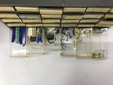 36 Drawer Bin Filled With Fuses Insulators And Other Assorted Items