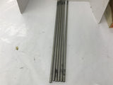 Steel Rods 1/2" OD 5/16" ID 27 1/2" L 5/16-18 Internal Threads Lot Of 6