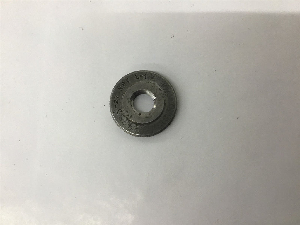 Mercury 1/8-27 NPT L-1 Thread Ring Gage