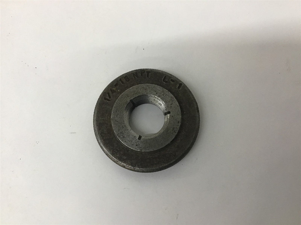 Mercury 1/4-1/8 NPT L-1 Thread Ring Gage