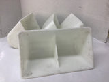 Dura Bucket Style SS 1' L x 7-1/4" W x 5-1/2" Deep Lot Of 4
