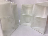 Dura Bucket Style SS 1' L x 7-1/4" W x 5-1/2" Deep Lot Of 4