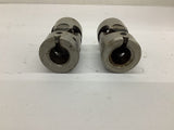 Belden Inc Needle Bearing Universal Joints Lot Of 2