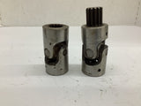 Belden Inc Needle Bearing Universal Joints Lot Of 2