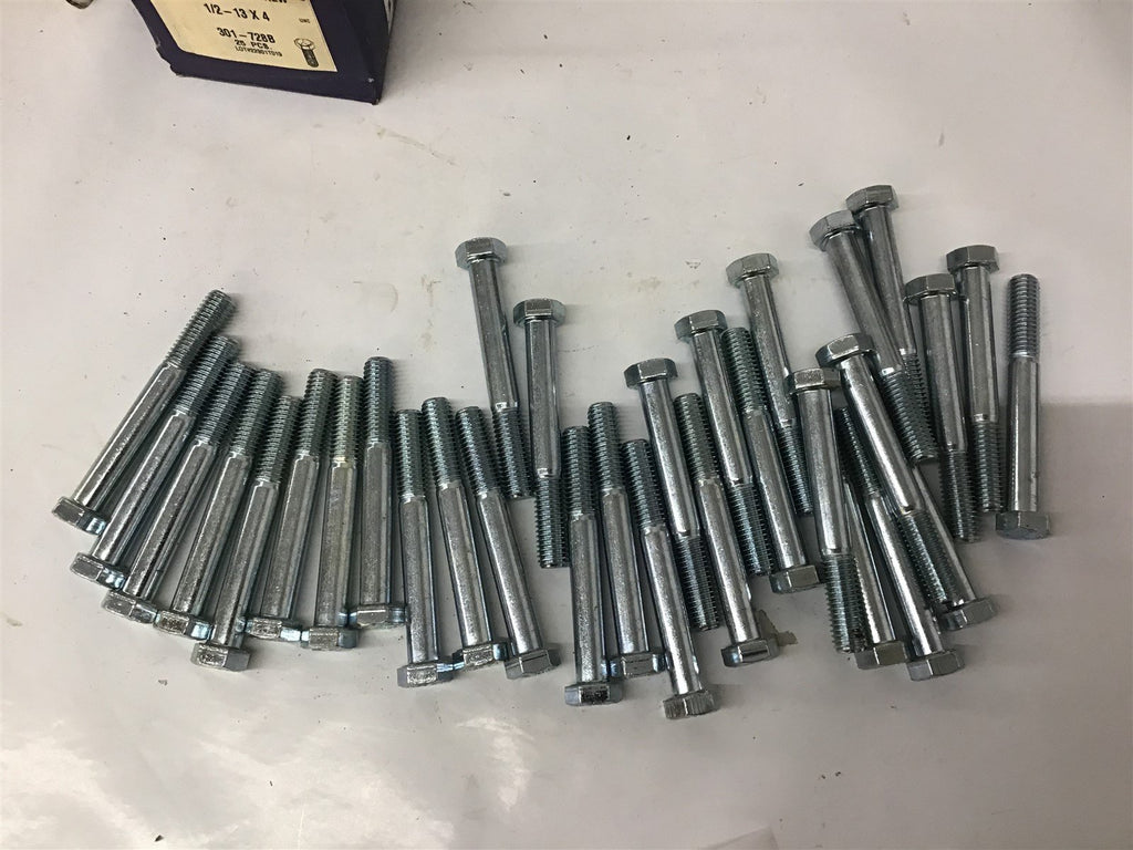 Rockford 1/2-13x4 5 Hex Cap Screw Lot Of 25