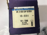 Rockford 1/2-13x4 5 Hex Cap Screw Lot Of 25