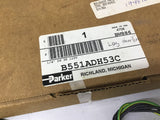 Parker B551ADH53C Solenoid Valve 4-Way 2-Position