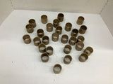 Brass Bushing L 1 1/2" OD 1 1/2" ID 1 1/4" Lot Of 28
