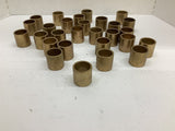 Brass Bushing L 1 1/2" OD 1 1/2" ID 1 1/4" Lot Of 28