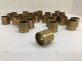 Brass Bushing L 1 1/2" OD 1 1/2" ID 1 1/4" Lot Of 28