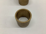 Brass Bushing L 1 1/2" OD 1 1/2" ID 1 1/4" Lot Of 4
