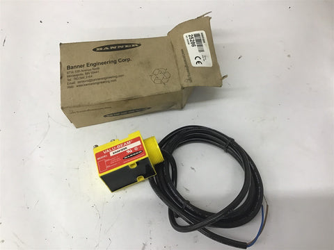 Banner SMA91ESR 25386 Photoelectric Sensor 10-250 V ac/dc 20 MA