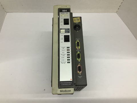 AEG PC-E984-785 Programable Controller 115-230B AC 50/60 Hz 1/.5 A