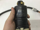 Hubbell 21415B 30A 600VAC Male Plug 3'-8" P-136-29-MSHA 12/4