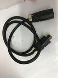Hubbell 21414B 30A 600V 21415B 30A 600V 6' Of Neoprene 12/4 Type SO