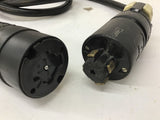 Hubbell 21414B 30A 600V 21415B 30A 600V 6' Of Neoprene 12/4 Type SO