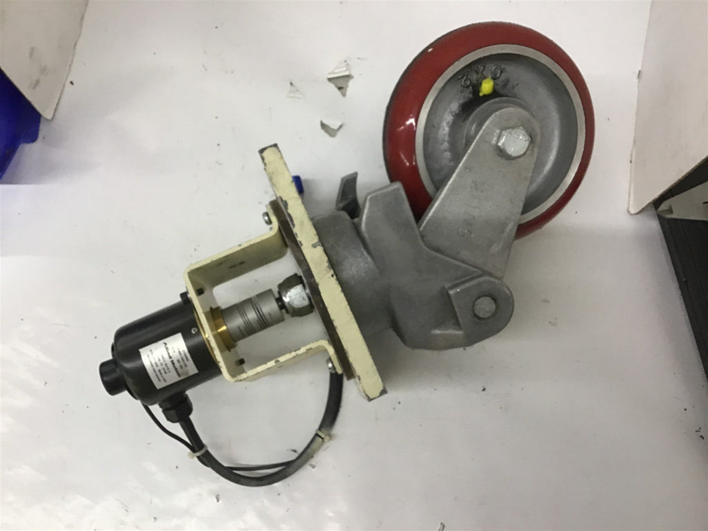 Allied Motion CP-850-12GC-CE4 Outer-Rotor Brushless DC MotorW/ Caster Wheel 6X2