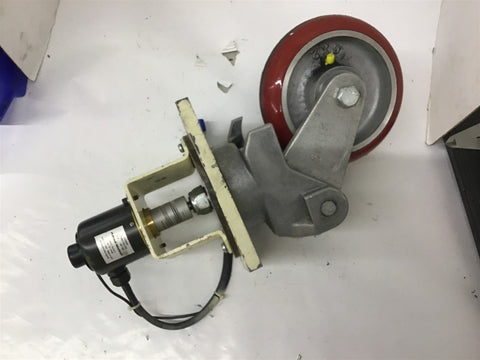 Allied Motion CP-850-12GC-CE4 Outer-Rotor Brushless DC MotorW/ Caster Wheel 6X2