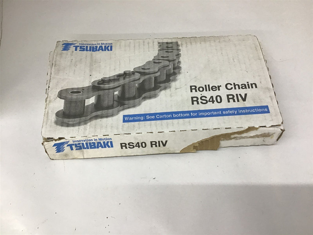 Tsubaki RS40 RIV Roller Chain 10'