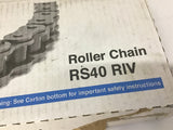 Tsubaki RS40 RIV Roller Chain 10'