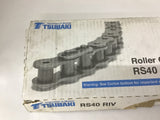 Tsubaki RS40 RIV Roller Chain 10'