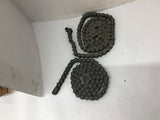 RS40 RIV Roller Chain Lot Of 2 3'-3" And 4'-6"