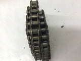 RS40 RIV Roller Chain Lot Of 2 3'-3" And 4'-6"