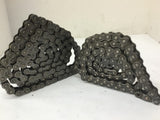 RS40 RIV Roller Chain Lot Of 2 3'-3" And 4'-6"