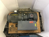 Baldor SuperE Motor 06H411X204G1 W/Busch RA 0063 F506 11XG Vacuum Pump