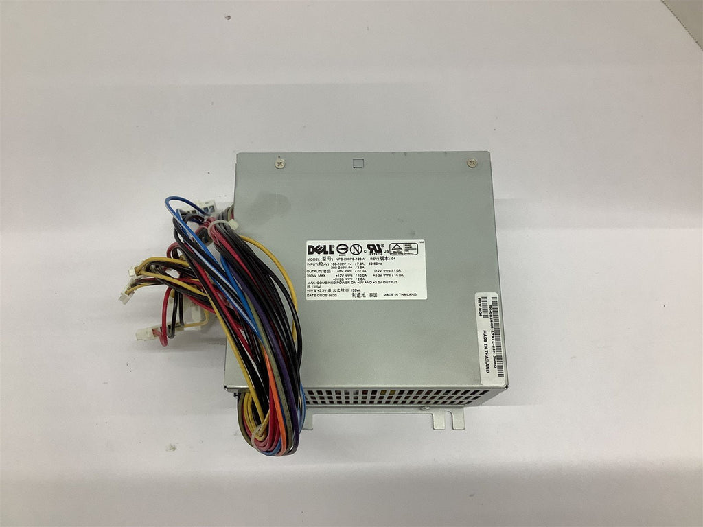 Dell NPS-200PB-123 A Rev 4 Power Supply 5 V 22 A 200 W