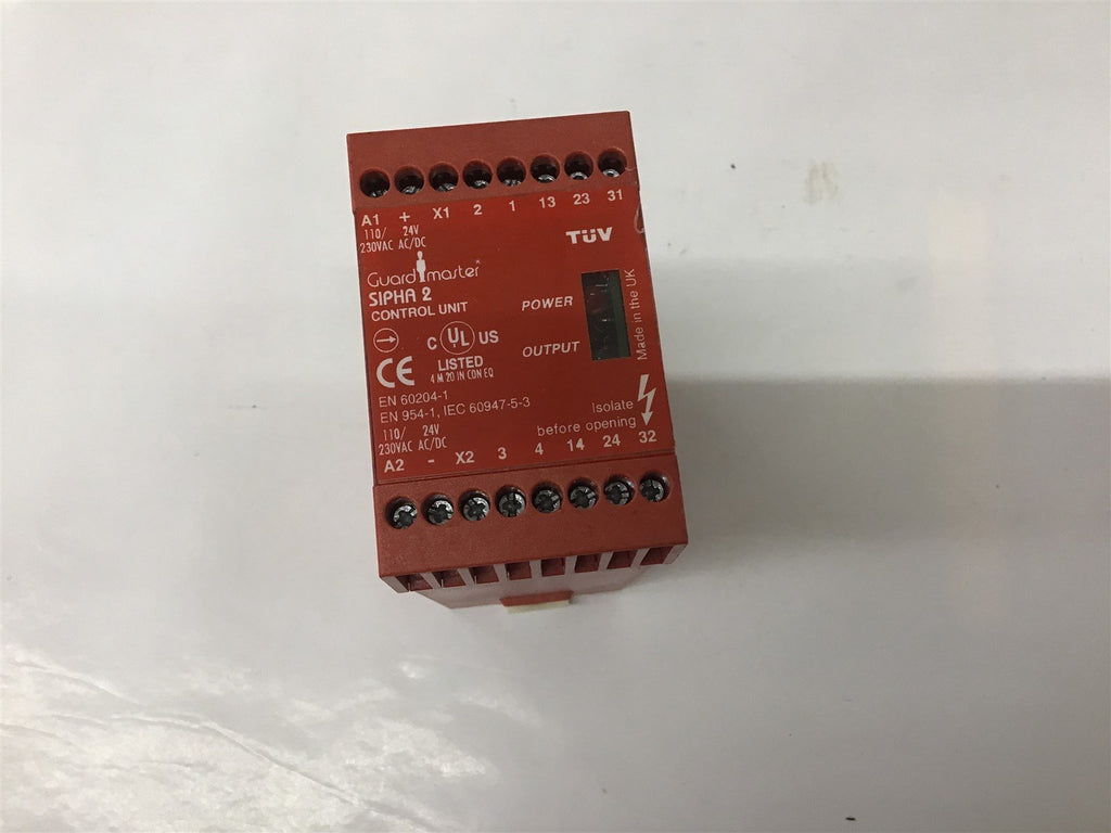 Allen-Bradley Guard Master Sipha 2 Control Unit 110/230 VAC 24 V