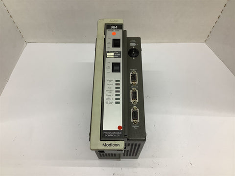 AEG Modicon PC-E984-785 Programmable Controller 115/230 VAC 50/60 Hz 1/.5 A