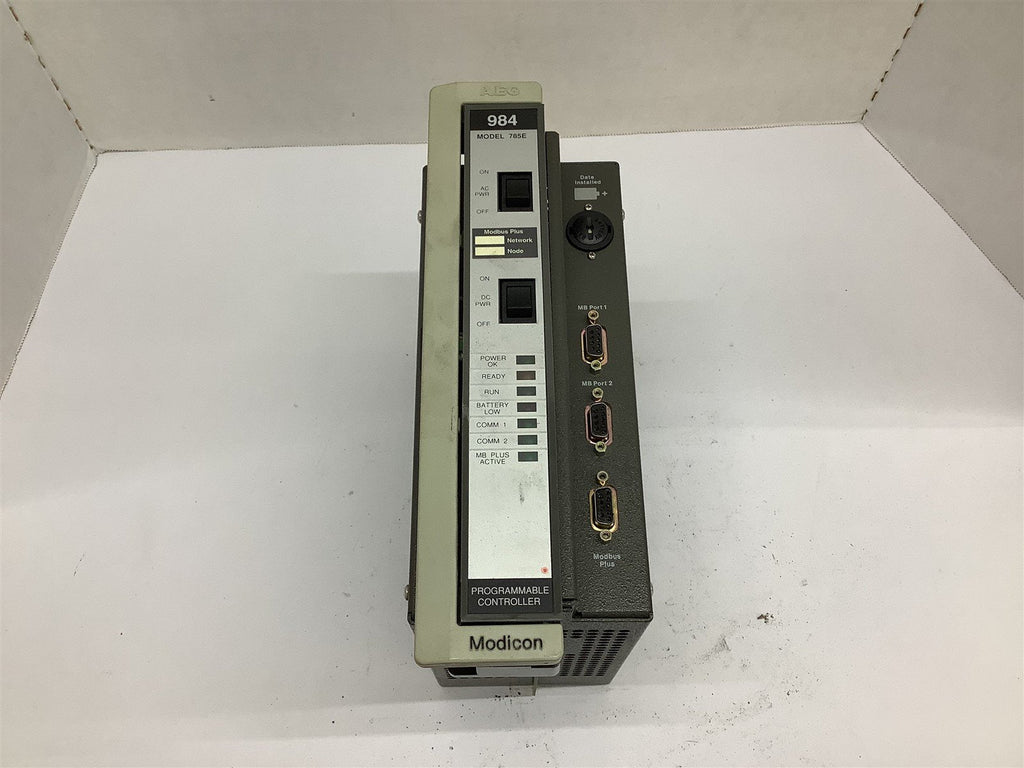 AEG Modicon PC-E984-785 Programmable Controller 115/230 VAC 50/60 Hz 1/0.5 A