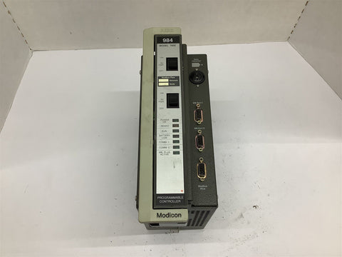 AEG Modicon PC-E984-785 Programmable Controller 115/230 VAC 50/60 Hz 1/0.5 A