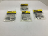 Stanley 81-0190 Double Magnetic Cabinet Catch Lot Of 4