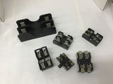 Assorted 2 Pole Fuse Holders Lot Of 6