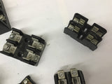 Assorted 2 Pole Fuse Holders Lot Of 6