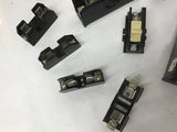 Assorted 1 Pole Fuse Holders Lot Of 10