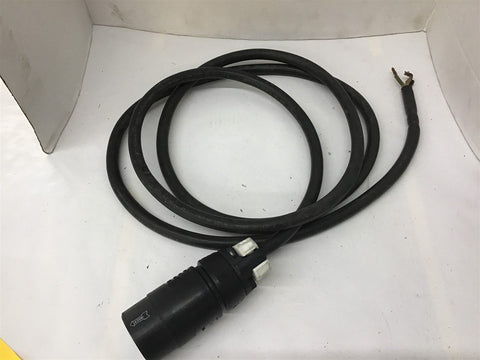 12/3 SOW-A P-123-70-MSHA 10' Long with Hubbell 21414B 30A 600V Receptacle