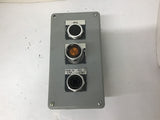 3 Push Button Enclosure 8 3/4" 4 1/2" 3 3/4"
