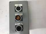 3 Push Button Enclosure 8 3/4" 4 1/2" 3 3/4"